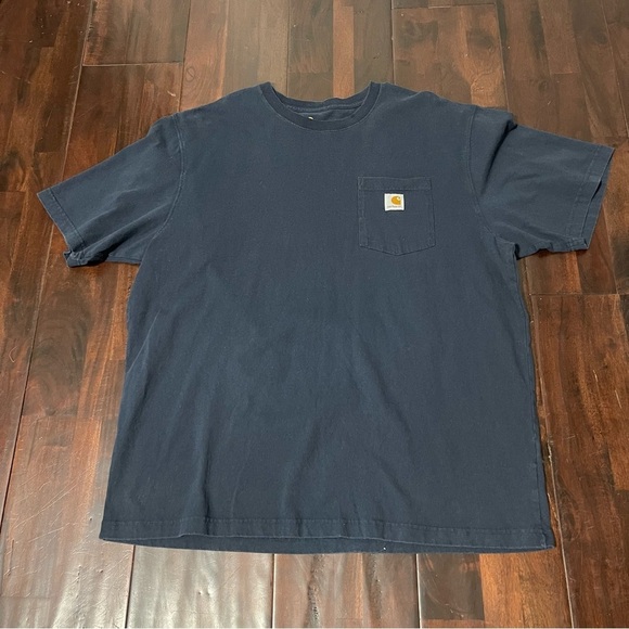 Carhartt Other - Carhartt Short Sleeve Pocket Tshirt Men’s Size XL Navy Work Wear